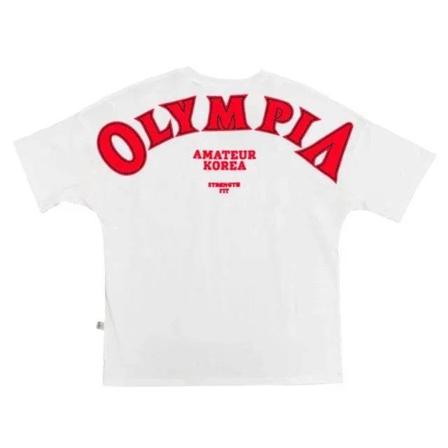 OLYMPIA Men's 3D Printed Gym T-Shirt - Quick Dry, Lightweight Sports Top - Buy Center US
