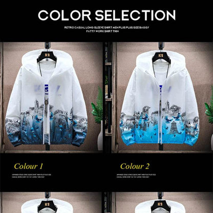 Lightweight Outdoor Hoodie Jacket - Men’s Quick Dry Fishing & Hiking Wear - Buy Center US