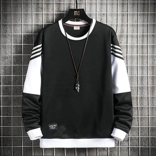 OIMG Men's Patchwork Hoodie - Casual Pullover for Autumn Fashion - Buy Center US