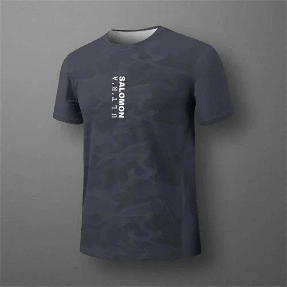 Men's Breathable Gradient Printed T-Shirt - Casual Short Sleeve for Summer - Buy Center US