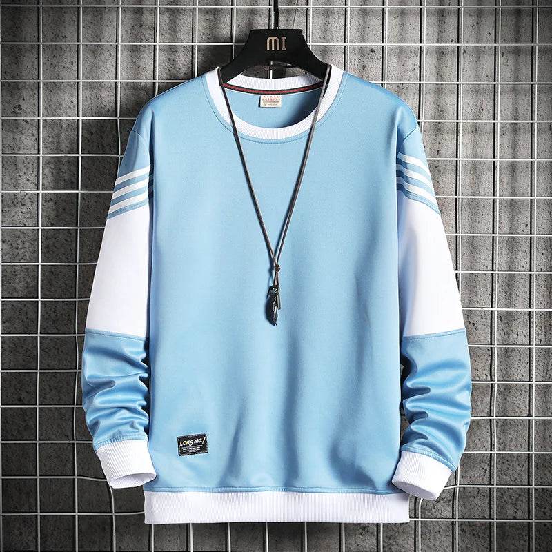 OIMG Men's Patchwork Hoodie - Casual Pullover for Autumn Fashion - Buy Center US