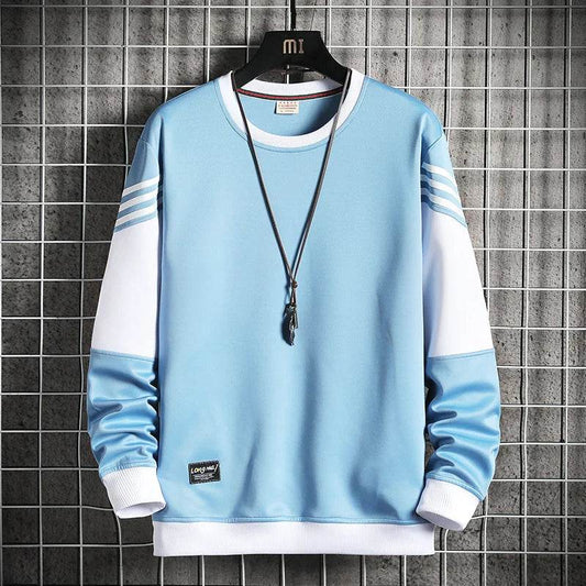 OIMG Men's Patchwork Hoodie - Casual Pullover for Autumn Fashion - Buy Center US