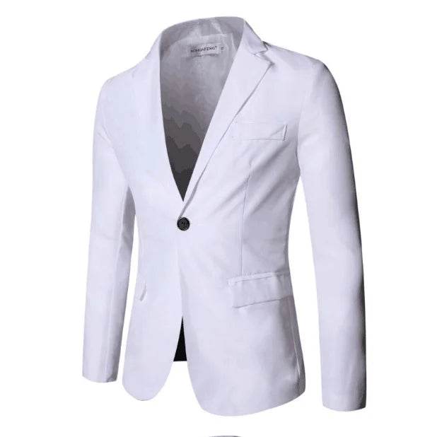 Wulend Men's Slim Fit Two-Piece Suit Set - Blazer & Long Pants - Buy Center US