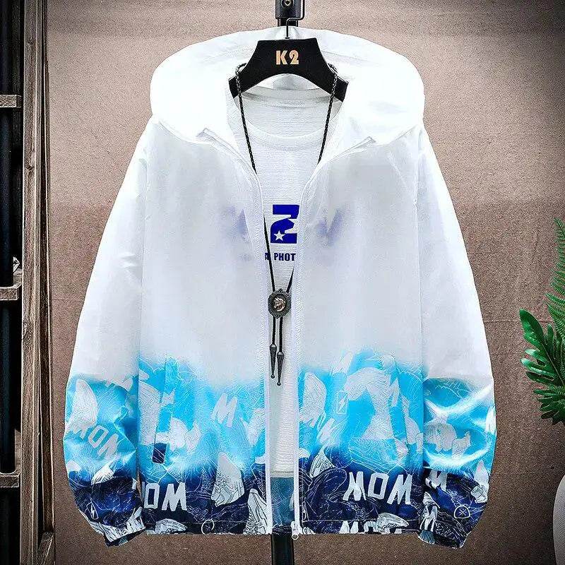 ZHUIHUASHA Thin Hooded Sunscreen Jacket for Men & Women - Casual Outdoor Wear - Buy Center US