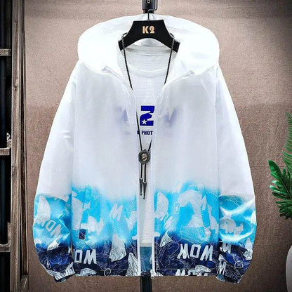 ZHUIHUASHA Thin Hooded Sunscreen Jacket for Men & Women - Casual Outdoor Wear - Buy Center US