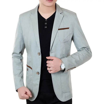 FAVOCENT 2025 Men’s Casual Blazer - Lightweight Spring/Autumn Jacket - Buy Center US