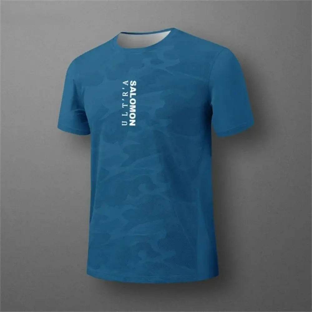 Men's Breathable Gradient Printed T-Shirt - Casual Short Sleeve for Summer - Buy Center US