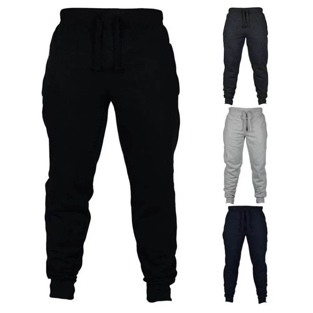 2023 Men's Casual Joggers - Fleece Sportswear Bottoms for Fitness - Buy Center US
