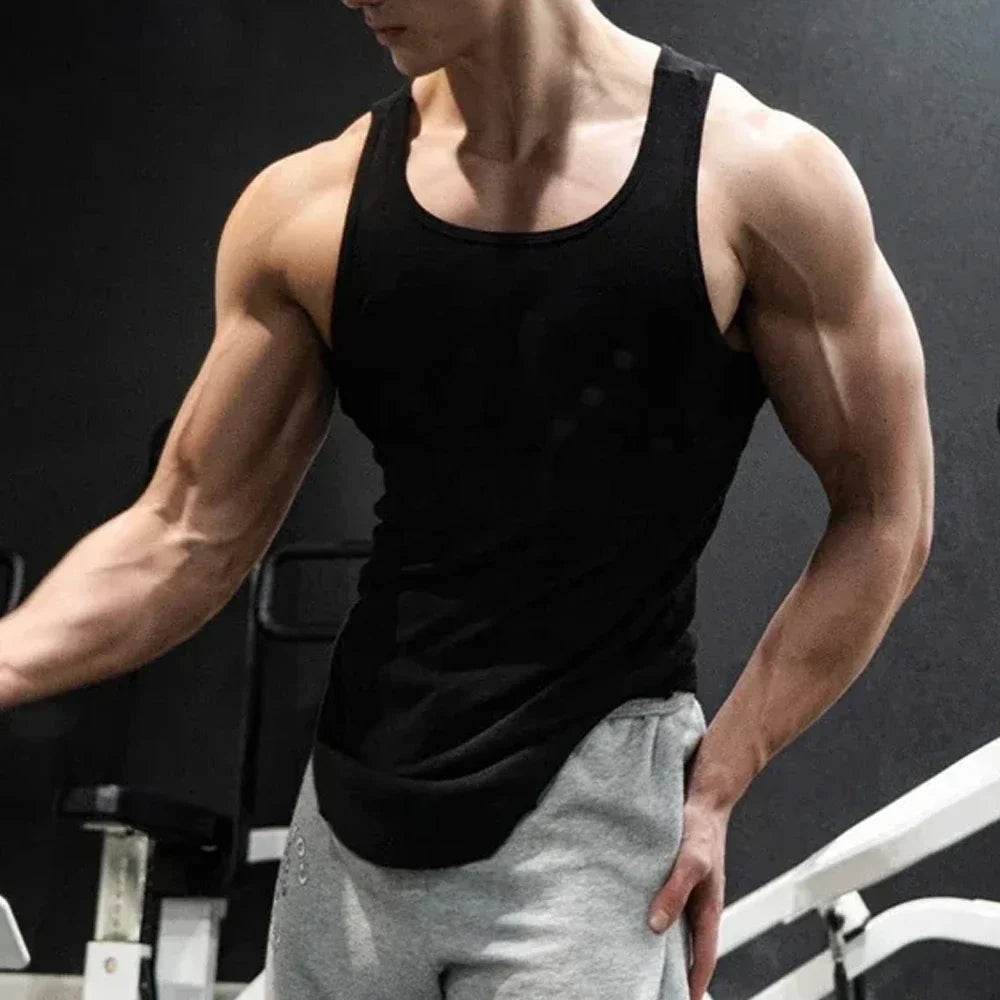 Men's Slim Fit Breathable Tank Top - Summer Workout Gym Vest - Buy Center US