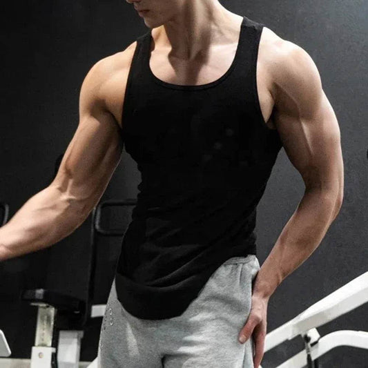 Men's Slim Fit Breathable Gym Tank Top - Quick Dry Summer Exercise Vest - Buy Center US