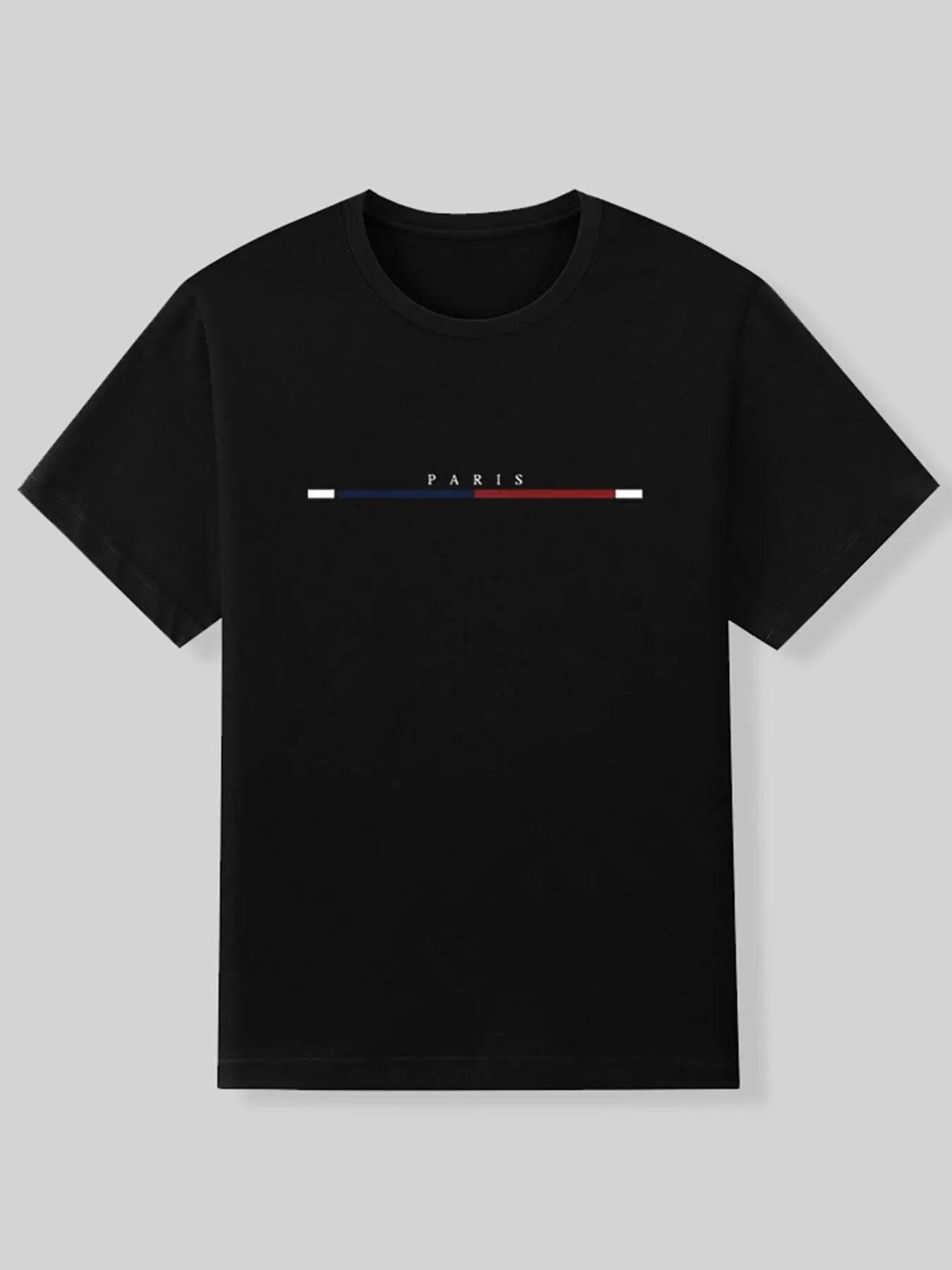 2025 Casual Men's T-Shirt - Super Elastic Short-Sleeve Vintage Streetwear - Buy Center US