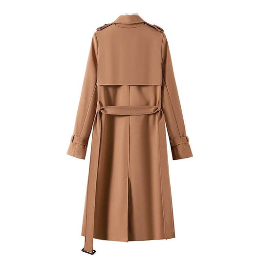 YIHERMIC Women's Double Breasted Trench Coat - Fashionable Winter Style - Buy Center US