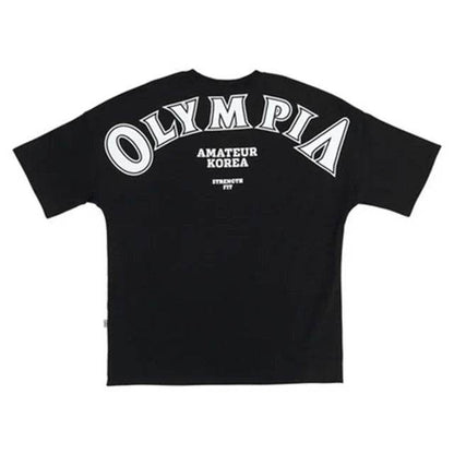 OLYMPIA Men's 3D Printed Gym T-Shirt - Quick Dry, Lightweight Sports Top - Buy Center US