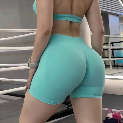 LEDP Women's Scrunch Butt Running Shorts - Seamless Biker Yoga Fit - Buy Center US