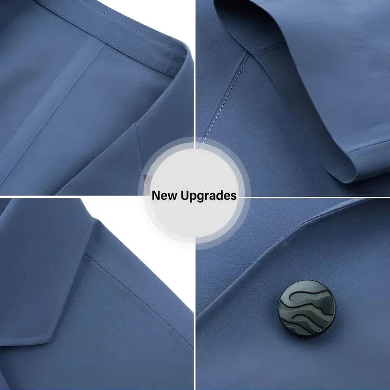 Men's Sunwear Casual Suit - Breathable Ice Silk Blazer for Spring - Buy Center US