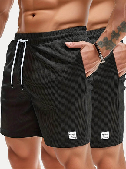 Men's Summer Casual Shorts - Comfortable Elastic Waist, Breathable Design - Buy Center US