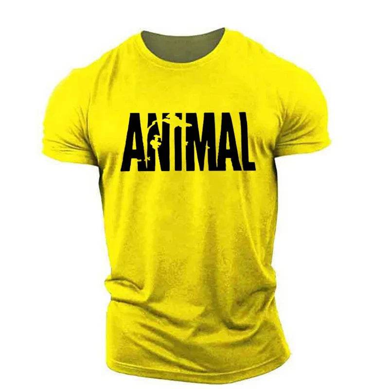 Animal Letter Graphic T-Shirt for Men and Women - Casual Oversized Style - Buy Center US
