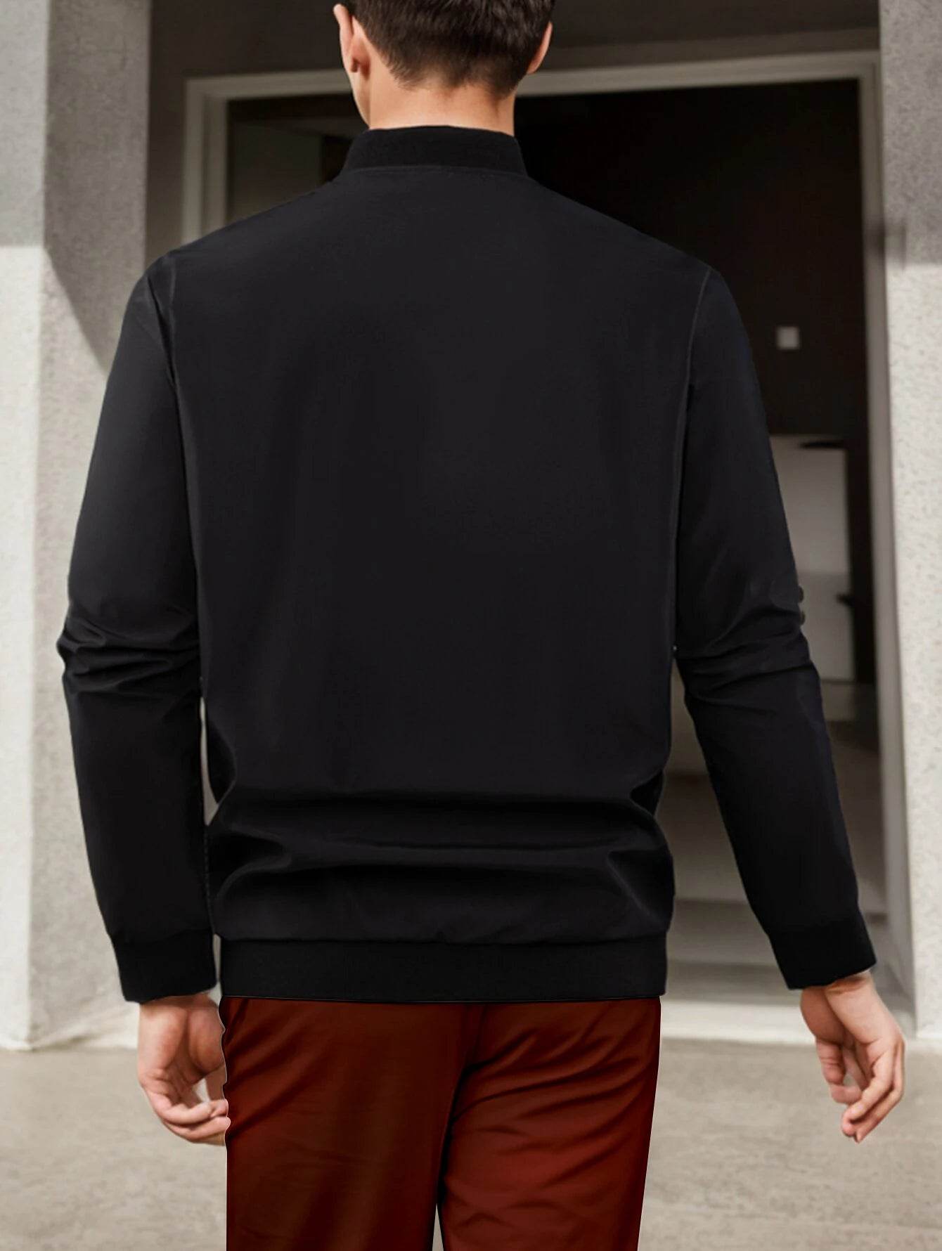 2024 Men's Pilot Jacket - Casual Zip Sports Coat for Spring and Autumn - Buy Center US