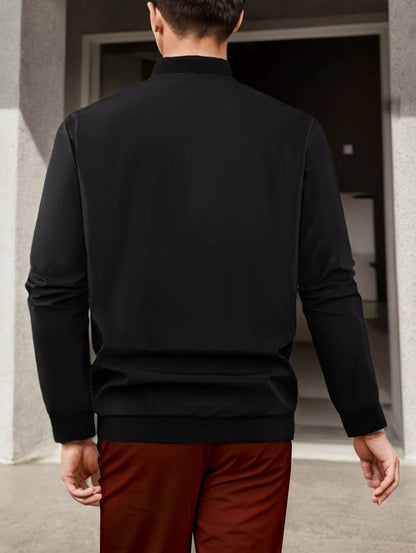 2024 Men's Pilot Jacket - Casual Zip Sports Coat for Spring and Autumn - Buy Center US