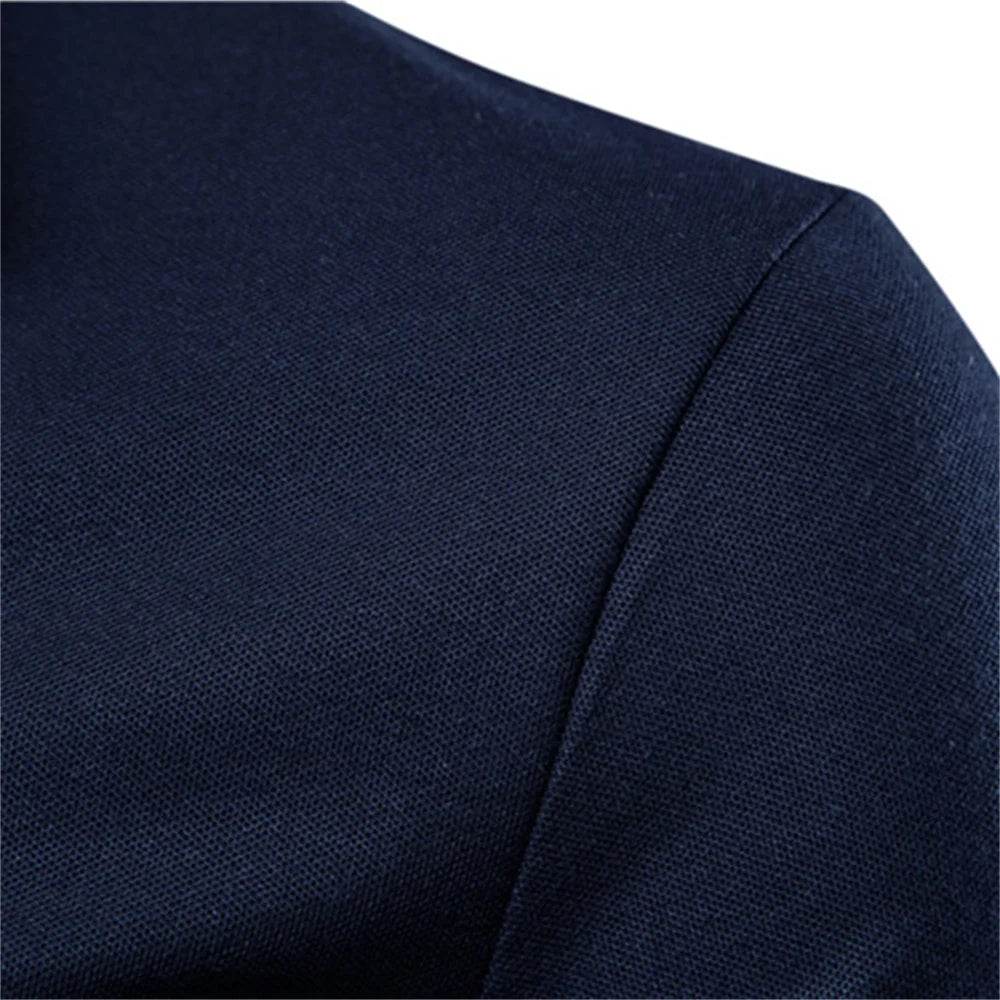 AIOPESON Men's Cotton Polo Shirt - Solid Color with Zipper Detail - Buy Center US
