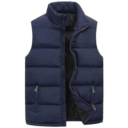 Aiwetin Men's Sleeveless Jacket - Warm Casual Vest for Autumn & Winter - Buy Center US