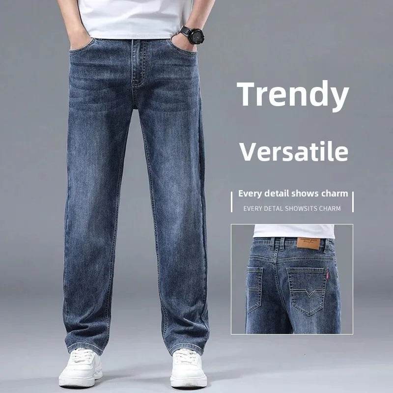 2024 Men's Trendy Vintage Casual Trousers - Loose Fit Straight Leg Jeans - Buy Center US