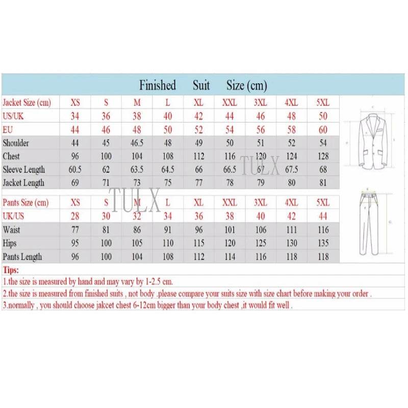 TULX White Linen Suit for Men - 2-Piece Wedding Tuxedo Set - Buy Center US