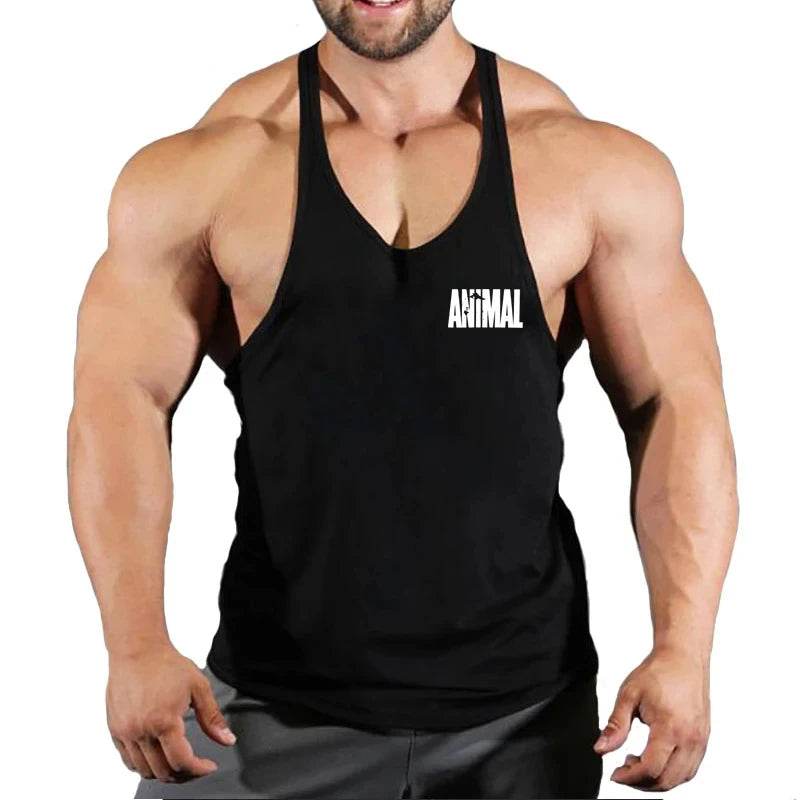 Men’s Fitness Stringer Vest - Casual Muscle Tank Top for Bodybuilding - Buy Center US