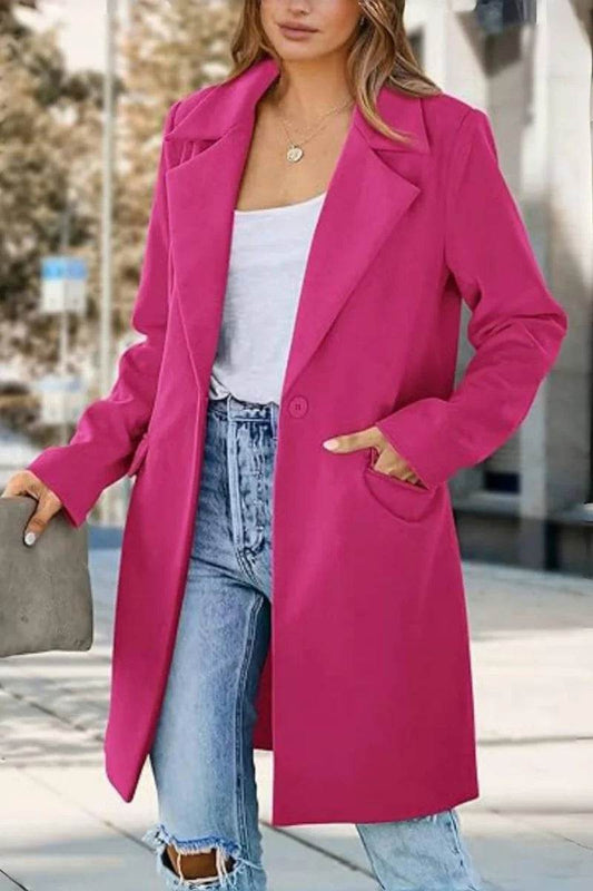 RVHSWDS Women's Double-Breasted Wool Blend Winter Coat - Long Outerwear - Buy Center US