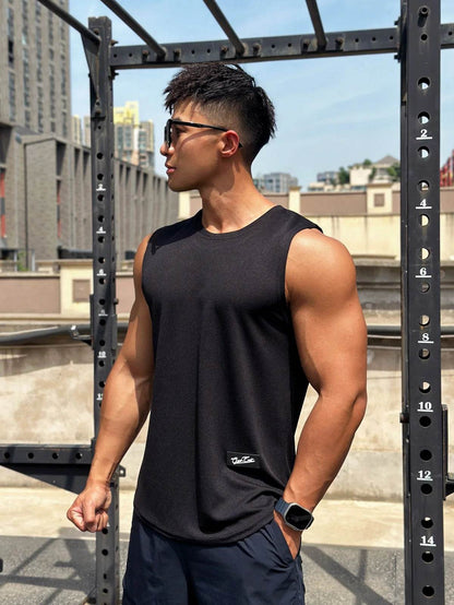 Men's Breathable Gym Tank Top - Sleeveless Sports Vest for Fitness - Buy Center US