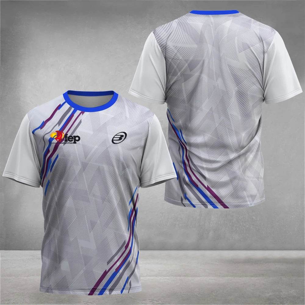 Cool Padel Men's Breathable Quick Dry Summer Tee - Casual & Lightweight - Buy Center US