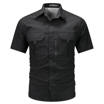 Wolf Inheritance Men's Tactical Short Sleeve Shirt - Quick Dry & Breathable - Buy Center US