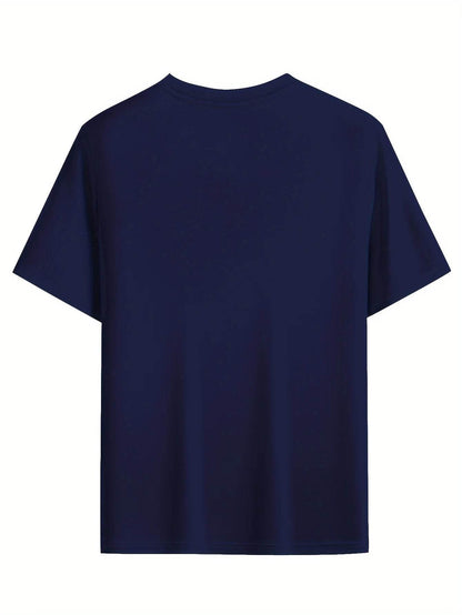 GUILAN Men's Plus Size 100% Cotton Casual T-Shirt - Short Sleeves - Buy Center US