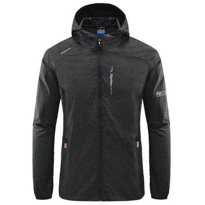 BOOERJUE Men's Thin Quick Dry Jacket - Sun-Protective Hooded Windbreaker - Buy Center US