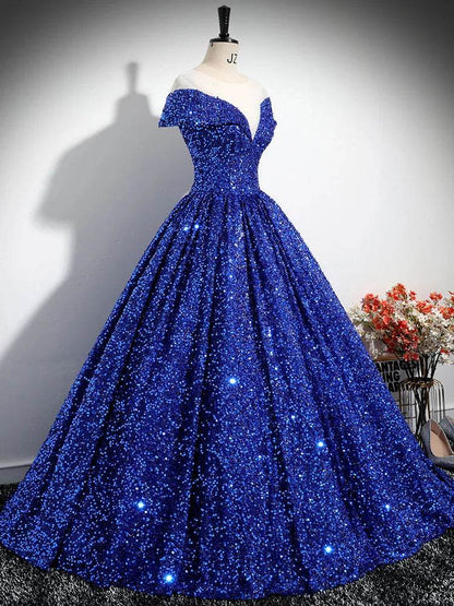 GUXQD Customized Ball Gown Quinceanera Dress - Sequins & V-Neck - Buy Center US