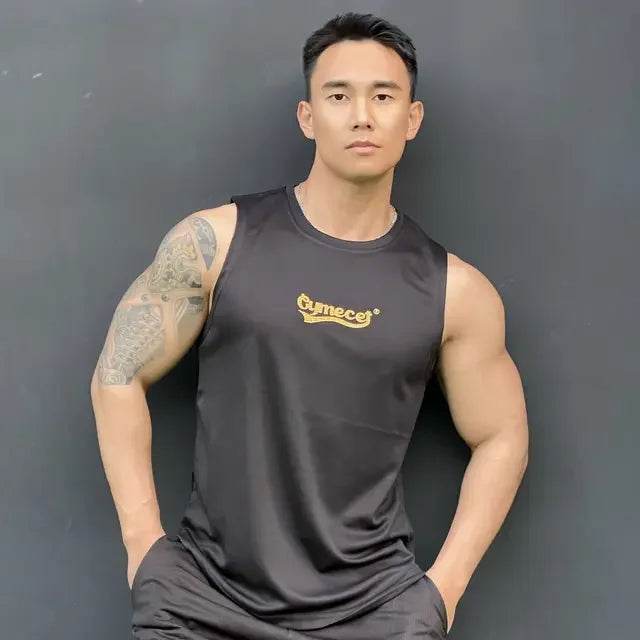 RUASPV Men's Summer Gym Vest - Sleeveless Quick-Drying Fitness Tank Top - Buy Center US