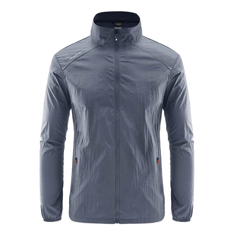 MuLS Men's Summer Windbreaker Jacket - Ultralight Casual Fishing Coat - Buy Center US