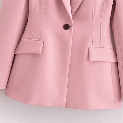 UNIZER Women's Fashion Casual Slimming Coat - Long Sleeve Pockets - Buy Center US