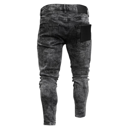 ZHANLINWU Men's Casual Ripped Jeans - Hip Hop Distressed Denim - Buy Center US