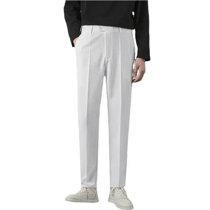 Men's Slim Fit Suit Pants - 5 Colors, Classic Business Trousers - Buy Center US