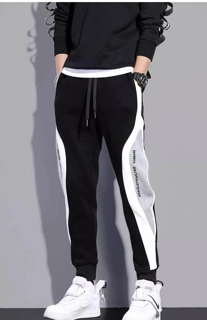 2024 Men's Wide Loose Casual Pants - Breathable Patchwork Sports Trousers - Buy Center US