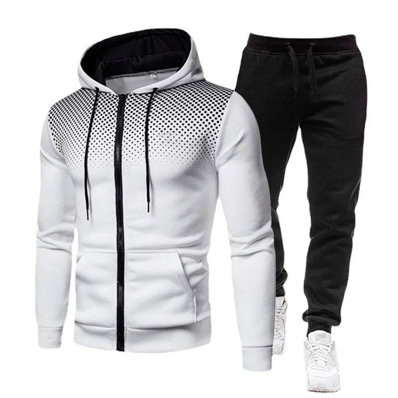 LETSNAGOU Men's Casual Zipper Fleece Sweater & Sports Hat Set - Buy Center US