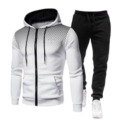 LETSNAGOU Men's Casual Zipper Fleece Sweater & Sports Hat Set - Buy Center US