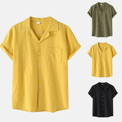 WHooHoo Men's Casual Shirt - Plus Size Breathable Cotton Linen Top - Buy Center US