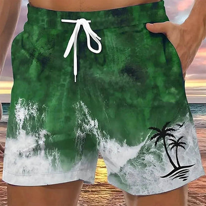 Colorful Summer Hawaiian Beach Shorts - Casual Surfing Trunks for All - Buy Center US
