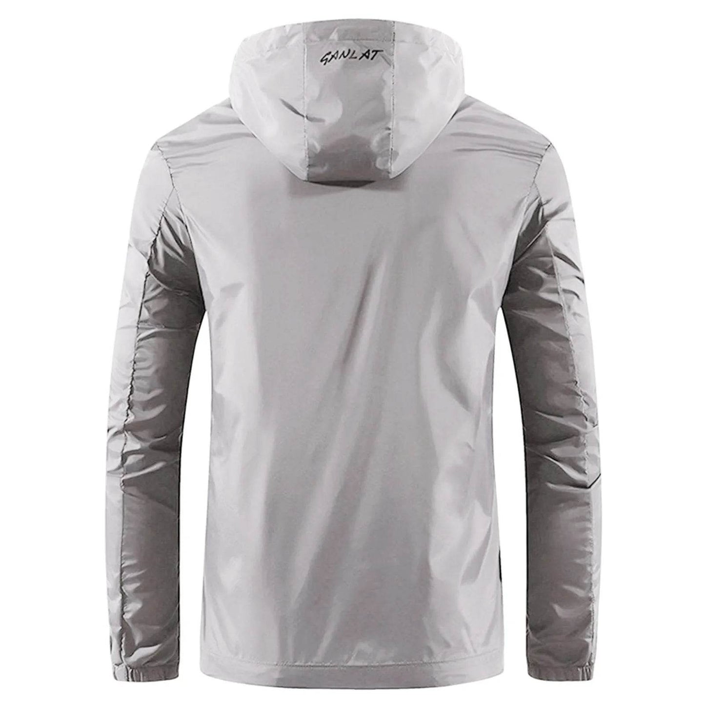 Men's Lightweight Casual Jacket - Spring Fall Hooded Raincoat - Buy Center US
