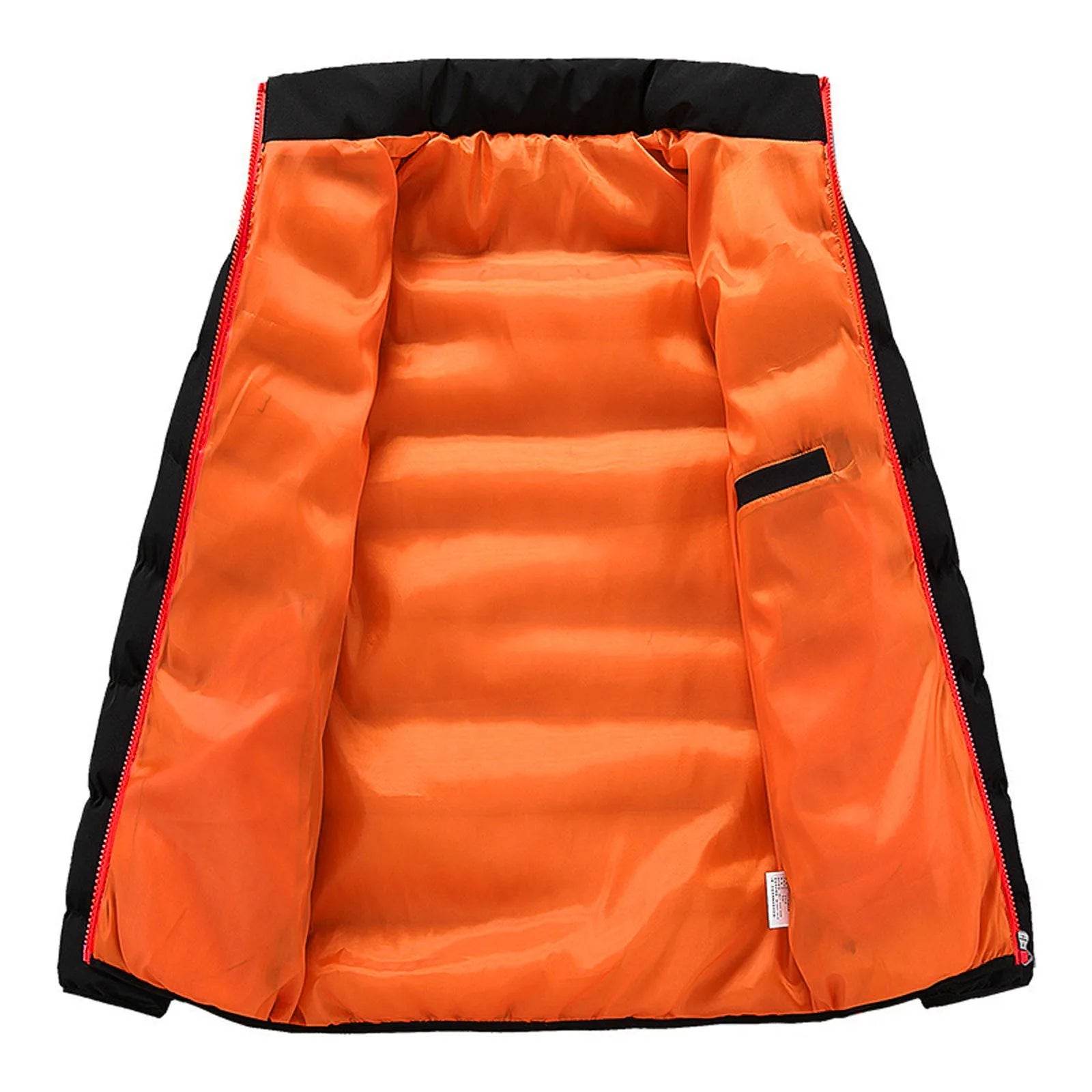 ISHOWTIENDA Men's Zipper Bubble Coat - Lightweight Windproof Puffer Jacket - Buy Center US