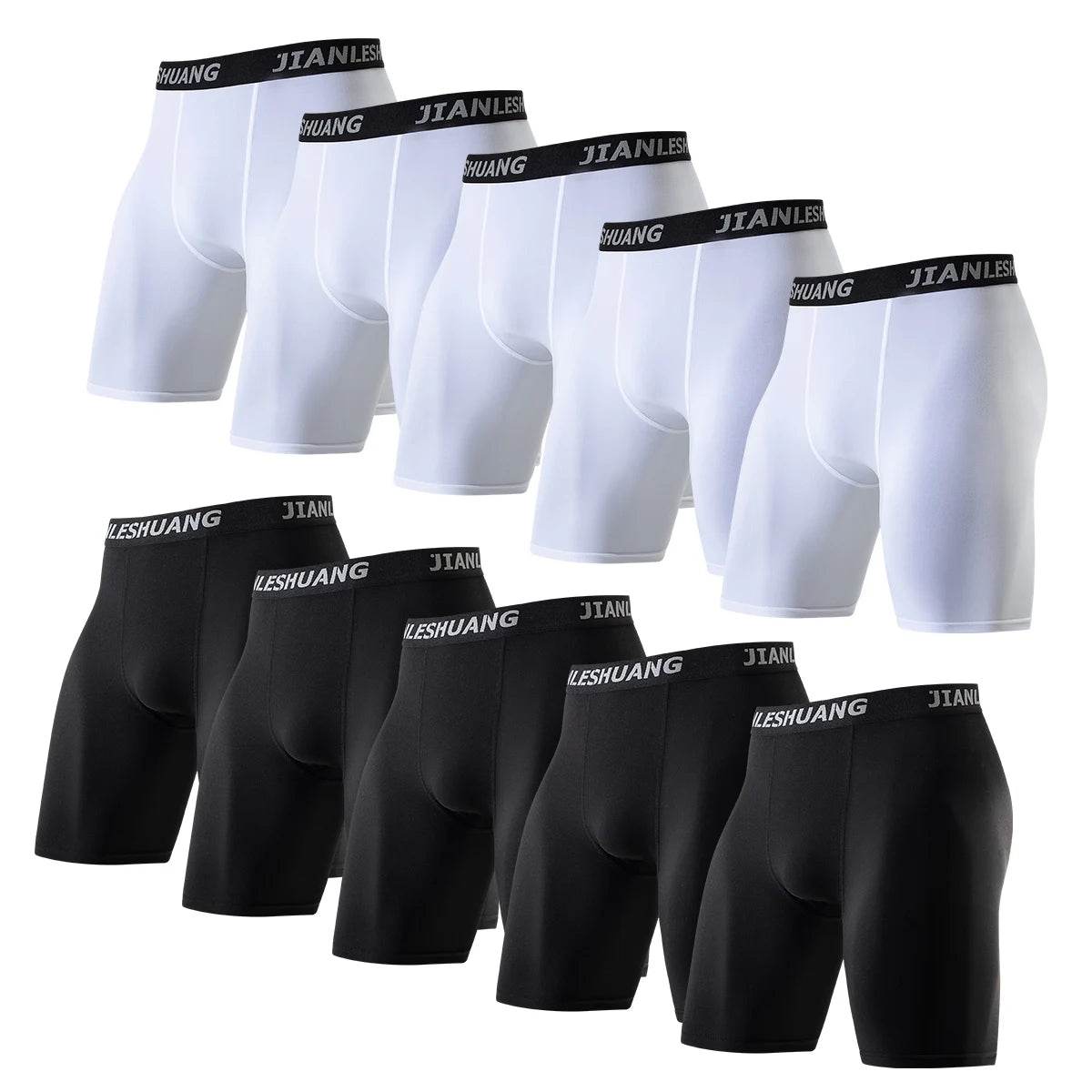 Men's Long Cycling Boxer Shorts - Comfortable Fitness Underwear for Training - Buy Center US