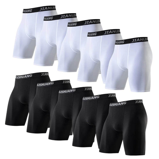 Men's Long Cycling Boxer Shorts - Comfortable Fitness Underwear for Training - Buy Center US
