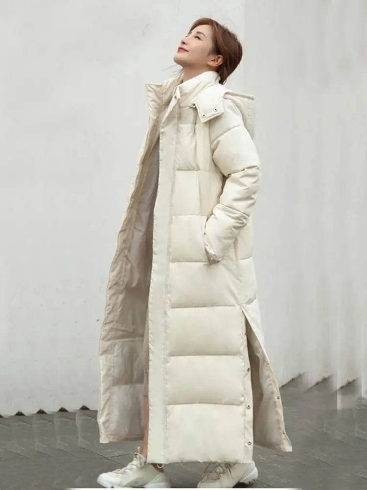 AOSSVIAO Women’s Thick Down Parka with Hood - Winter Fashion Coat - Buy Center US